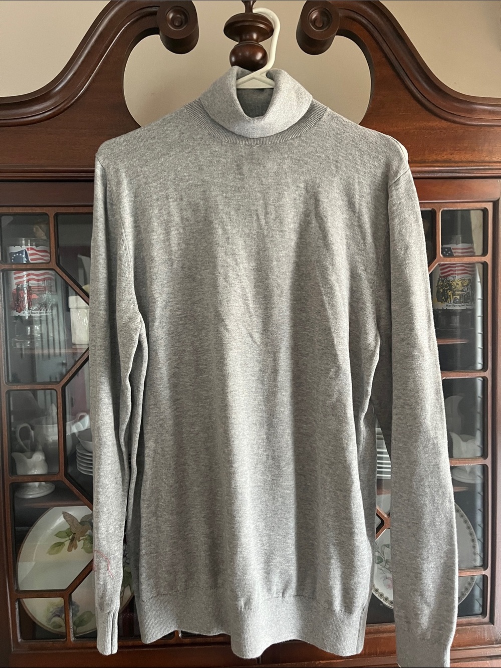 H&M Gray Slim Fit Men’s Turtleneck Sweater